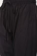 Black Cotton Silk Anarkali Yarndyed Suit Set image number 2