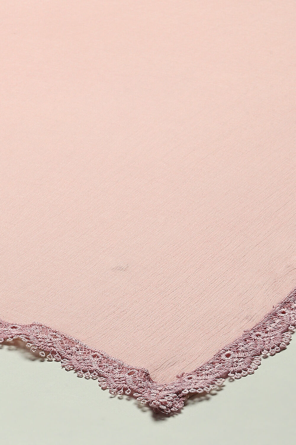 Pink Muslin Unstitched Suit Set image number 4