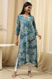 Blue Rayon Viscose  Kurta image number 5