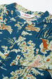Peach Rayon A-line Printed Kurta Dress image number 1