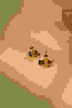 Blue Brass Studs image number 2