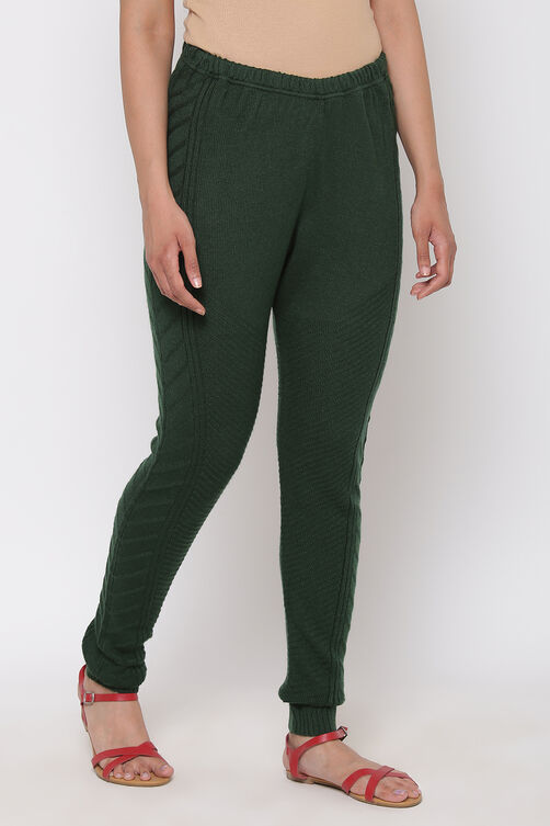 Mustard Acro Wool Pants image number 0