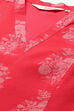Pink Poly Chanderi A-Line Printed Kurta Palazzo Suit Set image number 1