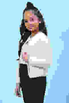 Cream Nylon Front Open Sweater image number 3