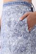 Blue Cotton Printed Regular Skirt image number 1