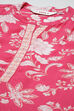 Sky Blue LIVA Straight Printed Kurta image number 5