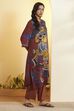 Brown Viscose Rayon A-Line Kurta image number 3