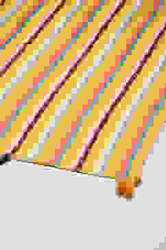 Yellow Cotton Gathered Kurta Palazzo Suit Set image number 4