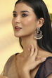 Pearl Gold Plated Brass Chaandbali Earrings image number 1