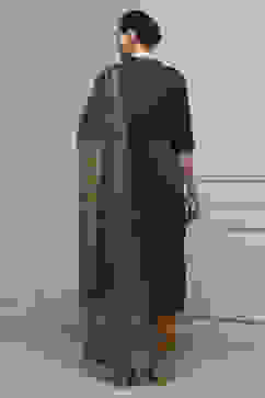 Blue Cotton Printed Embroidered Unstitched Suit Set image number 5