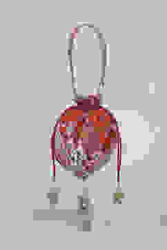 Red Polycotton Potli image number 4