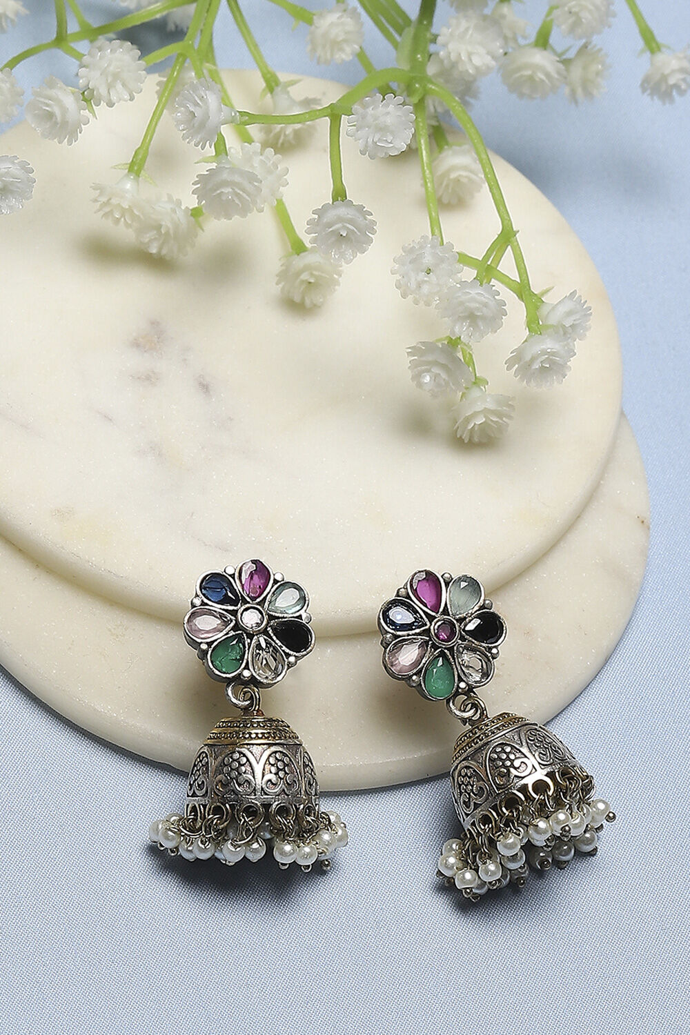 Multi Oxidised Brass Drop & Danglers image number 0