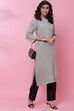 Blue Rayon A-Line Kurta image number 5