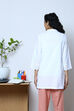 Black Cotton Flax Solid Kurti image number 5