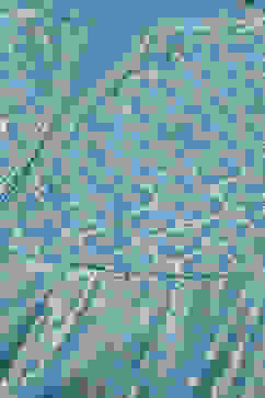 Blue Cotton Flared Fusion Printed Kurta Dress image number 1