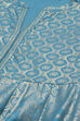 Ochre Cotton Flared Fusion Printed Dress image number 1