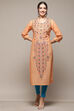 Green Cotton Blend Straight Printed Kurta image number 5