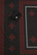 Off-White-Red Flex Hand Block Print Unstitched Suit Set image number 3