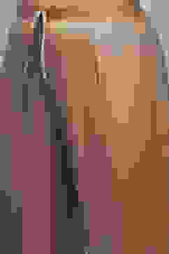 Brown Chanderi Blend Printed Embroidered Unstitched Suit Set image number 3