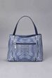 Blue PU Tote Bag image number 2