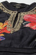 Rohit Bal Off White Cotton Silk Anarkali Printed Suit Set image number 1