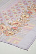 Lavender Linen Machine Embroidered Unstitched Suit Set image number 4