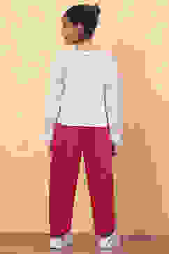 Beige Cotton Straight Set image number 4