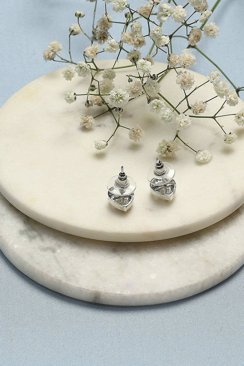 White Brass earrings image number 2