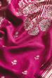 Magenta Pink Viscose Blend Straight Suit Set image number 3