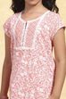 Green Cotton Straight Printed Kurta Pants Set image number 1