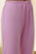 Pink Cotton Anarkali Suit Set image number 2
