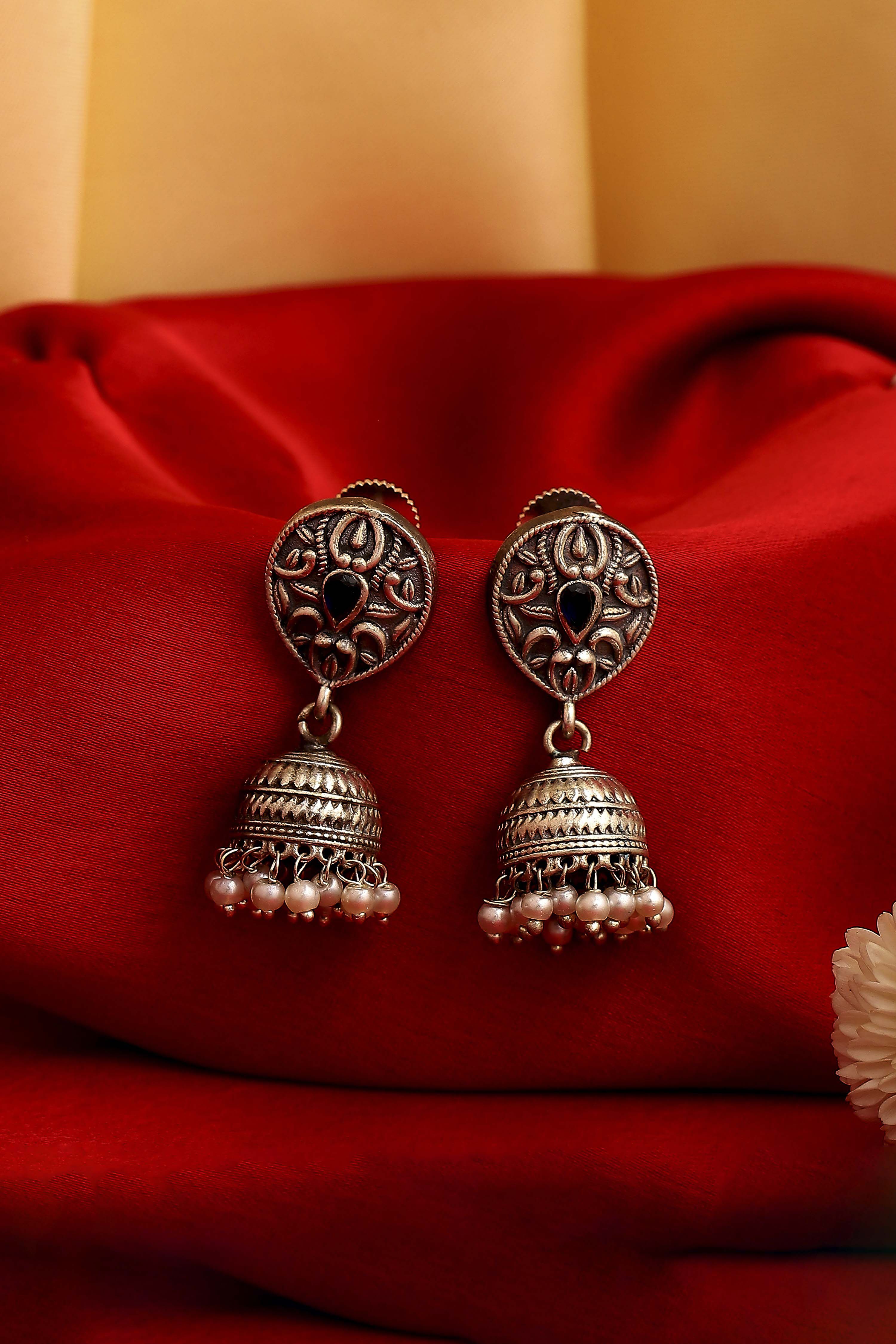 Navy Stone EarringsNavy Stone Earrings-image-28