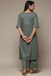 Yellow Cotton Straight Kurta Palazzo Suit Set image number 4