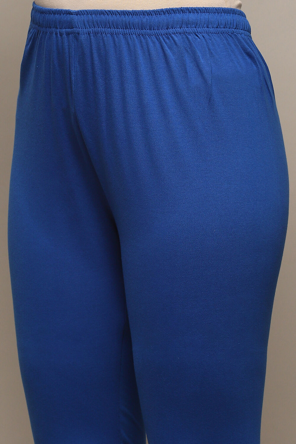 Red Cambric Anarkali Kurta Churidar Suit Set image number 2