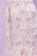 Red Art Silk Straight Top image number 5