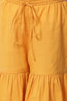 Red Cotton Flared Printed Kurta Set image number 2