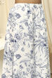Off-White and Blue Cotton Flared Kurta Set image number 2