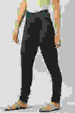 Teal Acrylic Woollen Jeggings image number 3