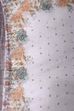 Teal Kota Cotton Neck Embroidered Unstitched Suit Set image number 4