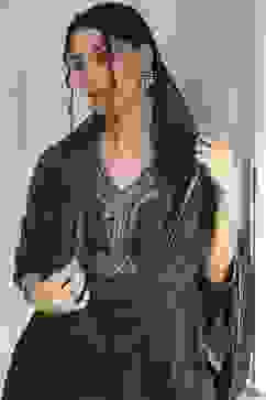 Green Striped Straight Suit Set image number 0