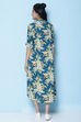 Peach Rayon A-line Printed Kurta Dress image number 6