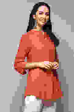 Astro Dust Viscose Straight Solid Shirt image number 3