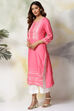Green Rayon Straight Kurta Pants Set image number 2