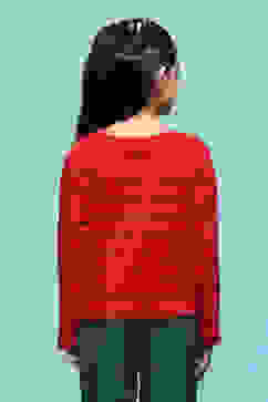 Red Cotton T-Shirt image number 4