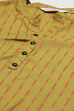 Off White Pink LIVA Straight Yarndyed Kurta image number 1