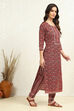 Green Cotton Floral Printed Unstitched Suit Set image number 6