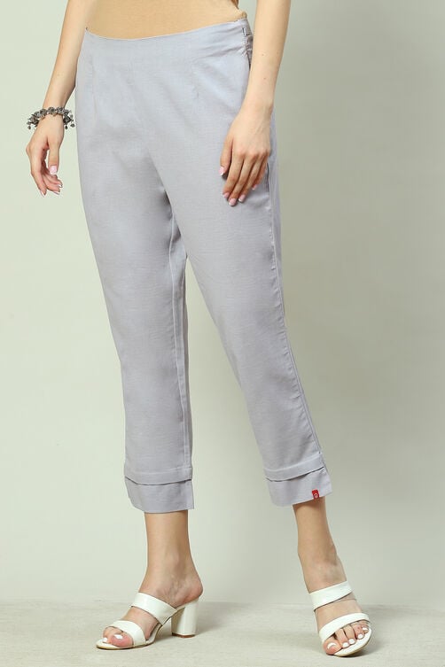 Green Bay Cotton Blend Solid Pant image number 2