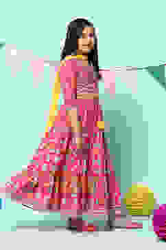 Pink Cotton Printed Suit Set image number 6