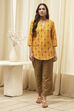 Yellow Art Silk Straight 2 Piece Set image number 6