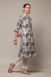 Brick Cotton Straight Kurta Pants Set image number 5